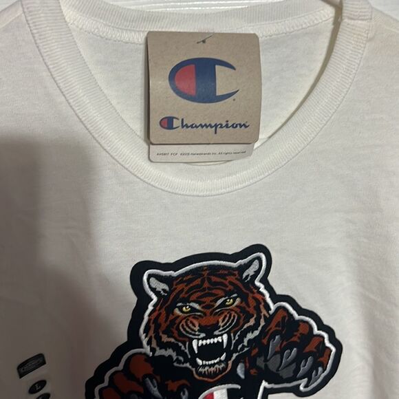 🔥🔥 Deadstock “NWT” CHAMPION HERITAGE TEE “Tiger” Embroidered - Men Sz Large - Picture 11 of 13